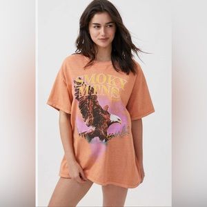 Urban Outfitters Smoky Mountains
Overdyed T-shirt Dress in Orange